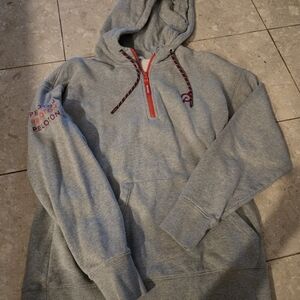 Women's Peloton Hooded Gray Sweatshirt Medium Hoodie